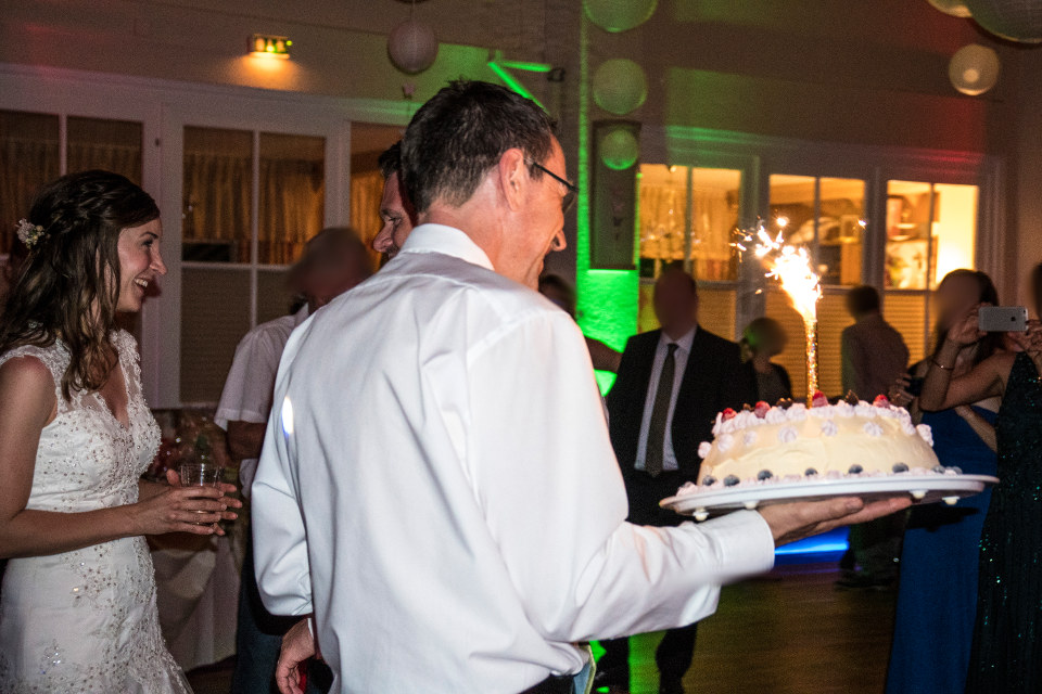 Eisbombe zur Hochzeit im Seeblick Trebus