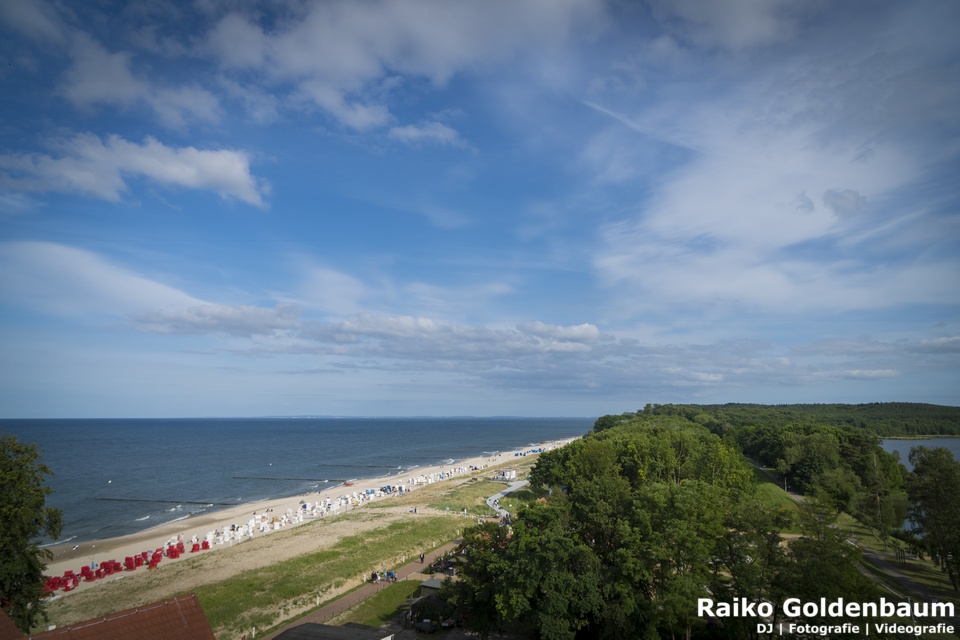 Ausblick zur Ostsee vom Strandhotel Seerose Usedom
