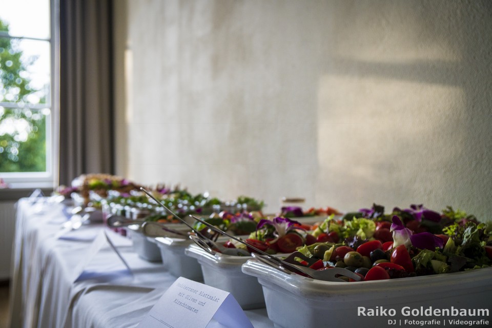 Schloss Kröchlendorff Hochzeit Buffet