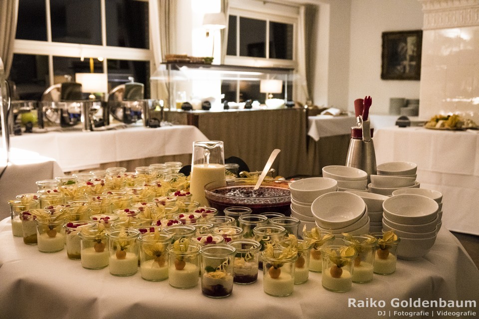 Spreewaldresort Seinerzeit Schlepzig Spreewald Hochzeit Dessert