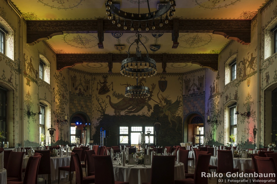 Hotel auf der Wartburg Eisenach Hochzeitsfeier Wappensaal