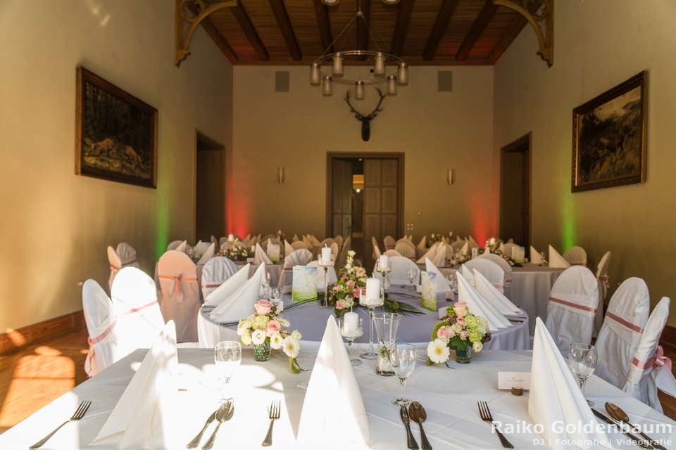 Jagdschloss Letzlingen Hochzeitsfeier Saal